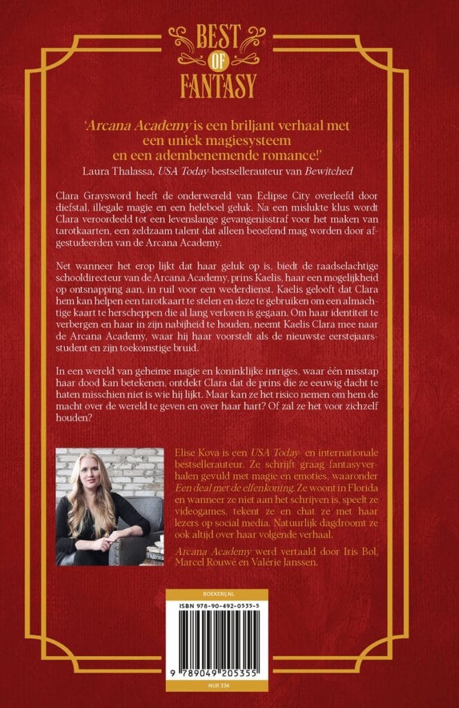 Boek Arcana Academy voorkant