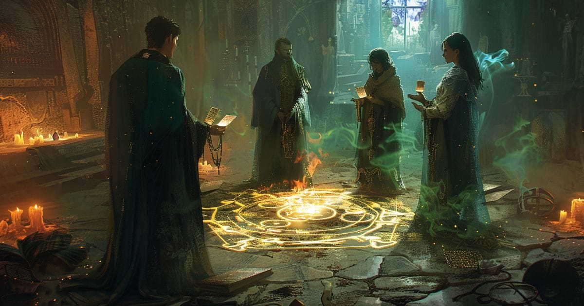 Sfeerafbeelding Arcana Academy tarotritueel